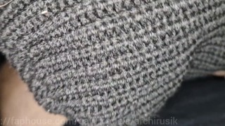 A trucker on the highway in women&rsquo;s underpants decided to try himself again as a road slut completel